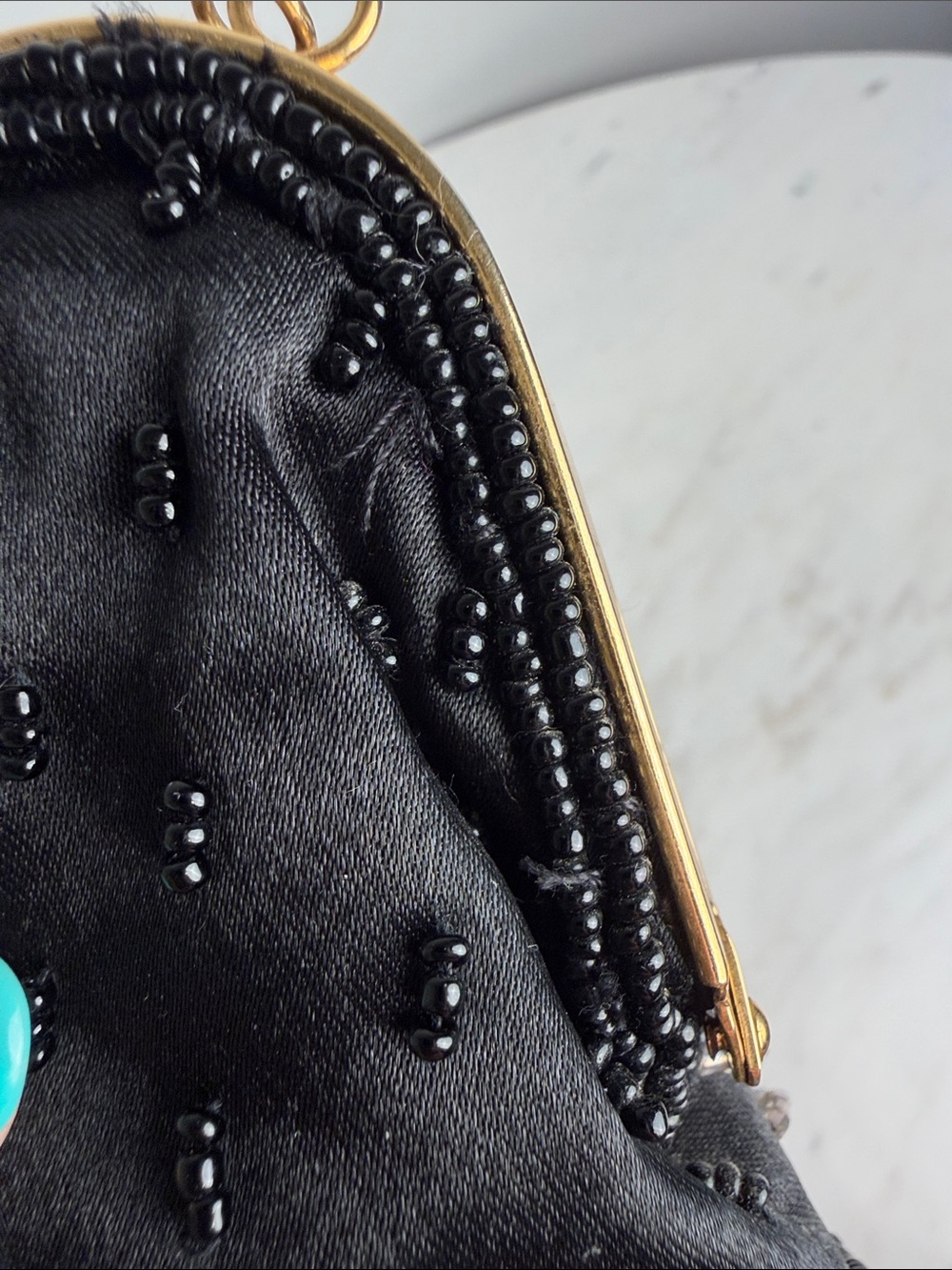 Fairycore Whimsical Mini Beaded Fringe Evening Bag-Vintage - Picture 9 of 11